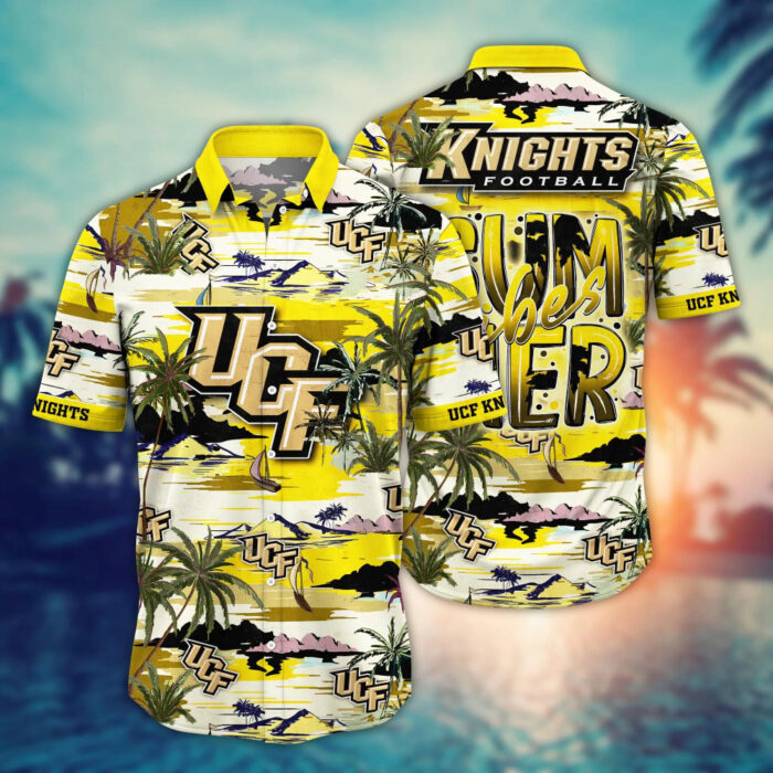 UCF Knights NCAA1 Flower Hawaii Shirt And Tshirt For Fans, Summer Football Shirts NA49816