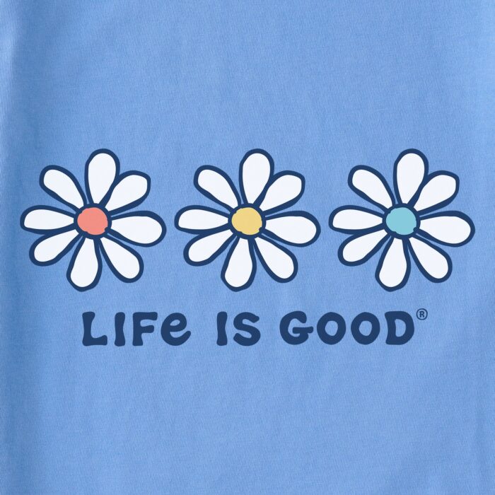 Women's 3 Daisies Long Sleeve Crusher Tee - Image 4