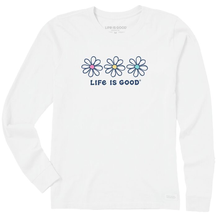 Women's 3 Daisies Long Sleeve Crusher Tee - Image 9