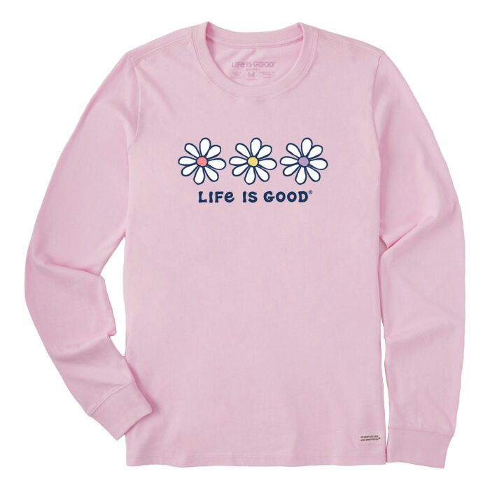 Women's 3 Daisies Long Sleeve Crusher Tee - Image 11