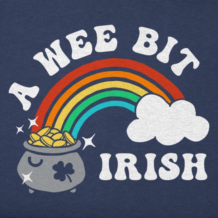 Women's A Wee Bit Irish Long Sleeve Crusher Tee - Image 2