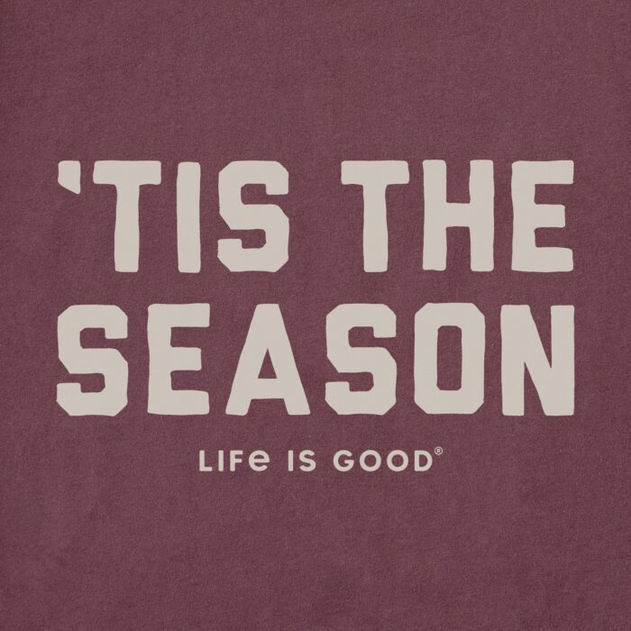 Women's 'Tis the Season Football Long Sleeve Crusher Tee - Image 2