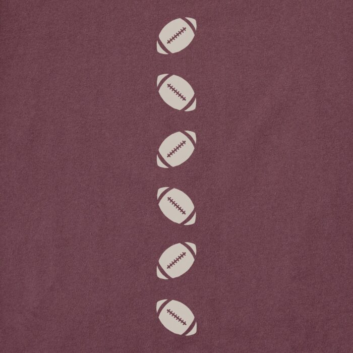 Women's 'Tis the Season Football Long Sleeve Crusher Tee - Image 3