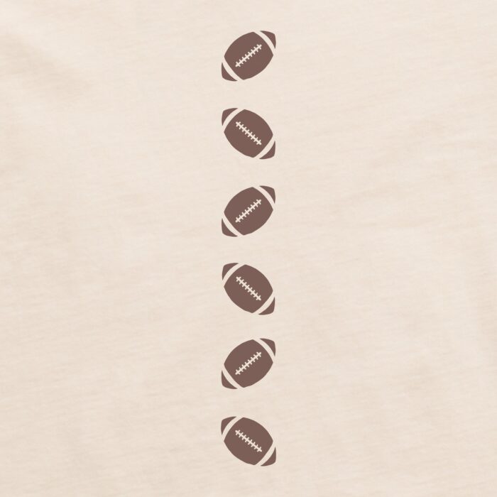 Women's 'Tis the Season Football Long Sleeve Crusher Tee - Image 3