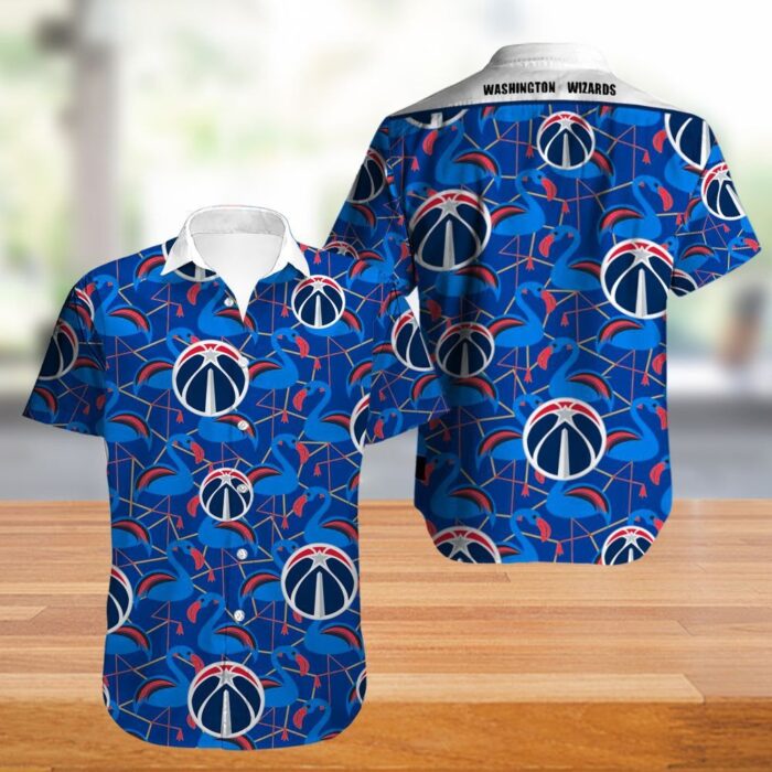 Vintage Washington Wizards Hawaiian Shirt