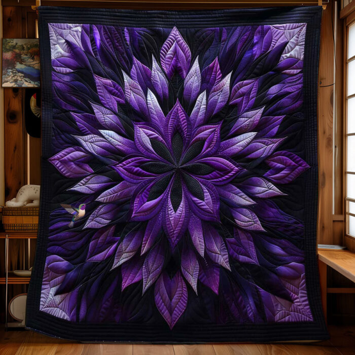 Mystic Purple Bloom WN1408059CL Quilt - Image 3