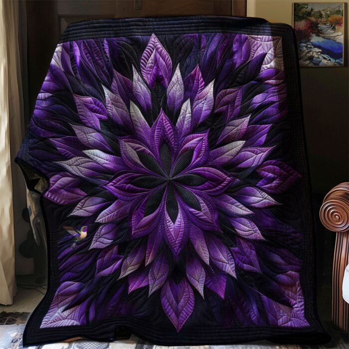 Mystic Purple Bloom WN1408059CL Quilt - Image 2