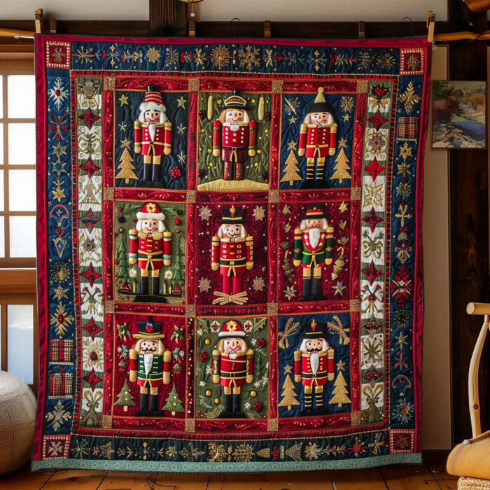 Nutcracker In Christmas Night XR3008013CL Quilt - Image 5