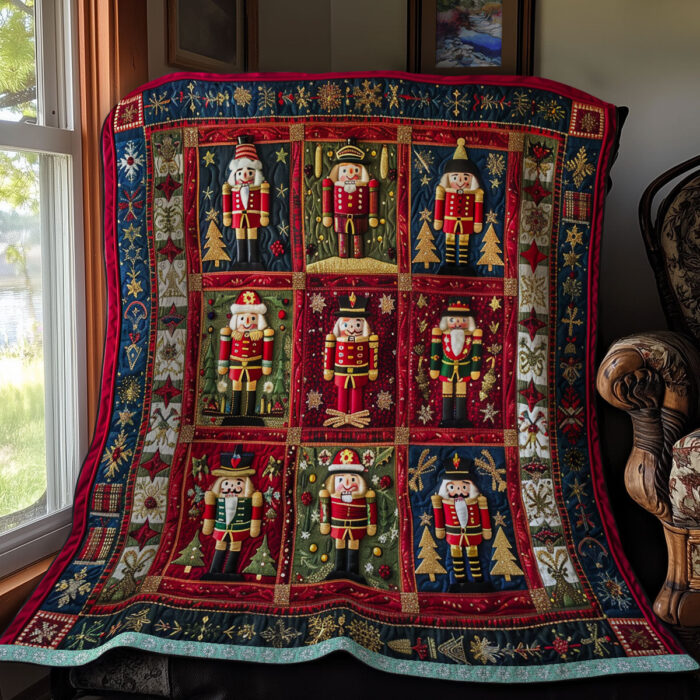 Nutcracker In Christmas Night XR3008013CL Quilt - Image 2