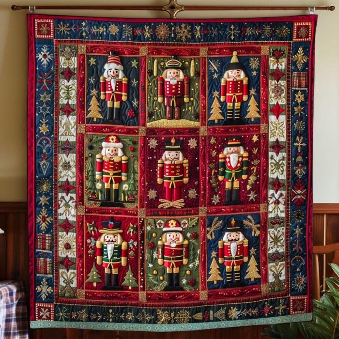 Nutcracker In Christmas Night XR3008013CL Quilt - Image 3