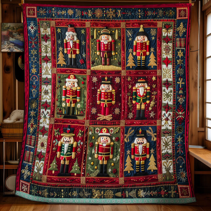 Nutcracker In Christmas Night XR3008013CL Quilt - Image 4