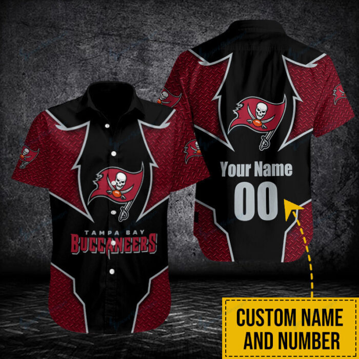 Tampa Bay Buccaneers Personalized Button Shirt BB229